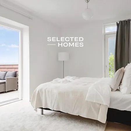 Grand Penthouse With Private Rooftop Terrace Апартаменты Орхус